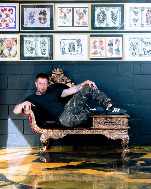 Danny, tattoo artist at Space Coast Ink