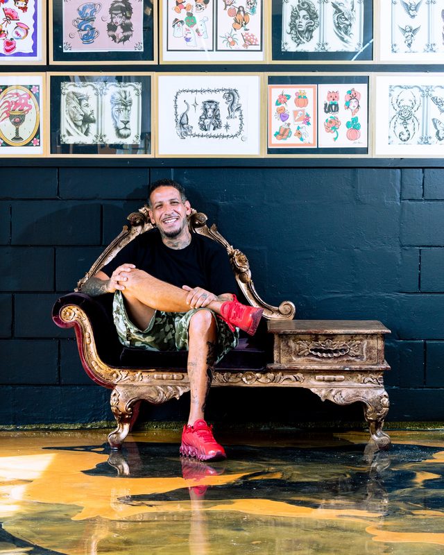 David, tattoo artist at Space Coast Ink