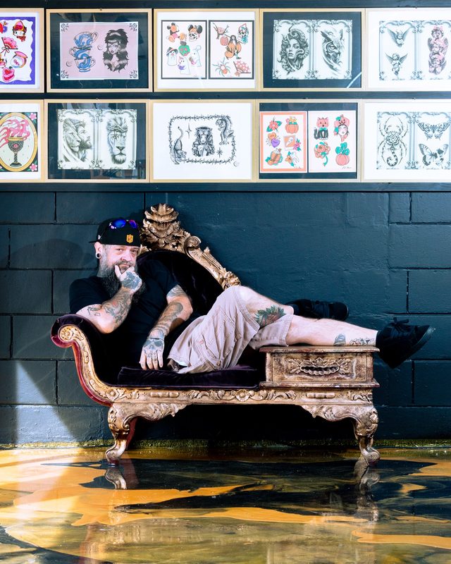 Joey, tattoo artist at Space Coast Ink